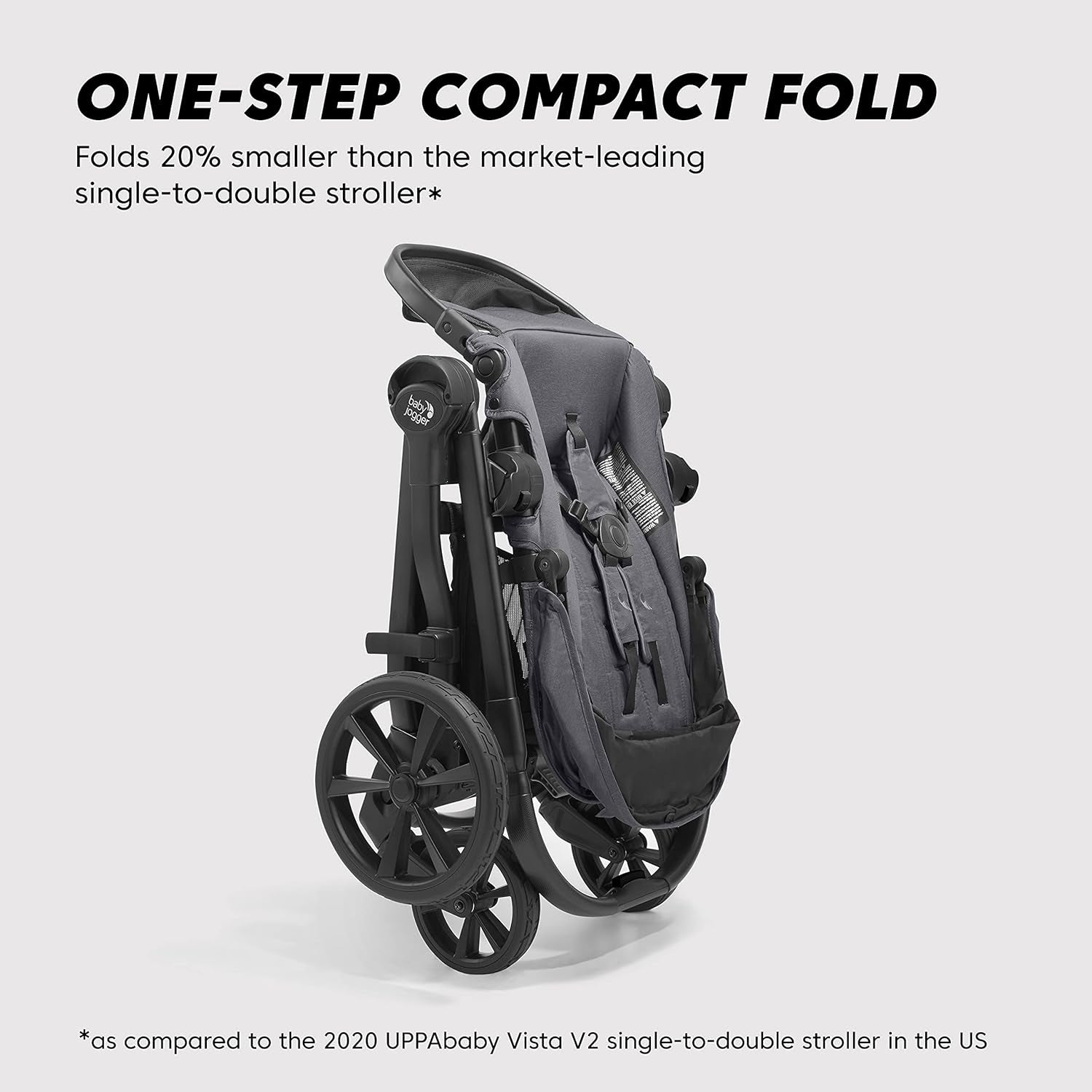 City Select 2 Single-To-Double Modular Travel System Includes City GO 2 Infant Car Seat Radiant Slate